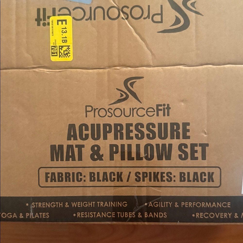 ProsourceFit Acupressure Mat and Pillow Set for Back/Neck Pain Relief